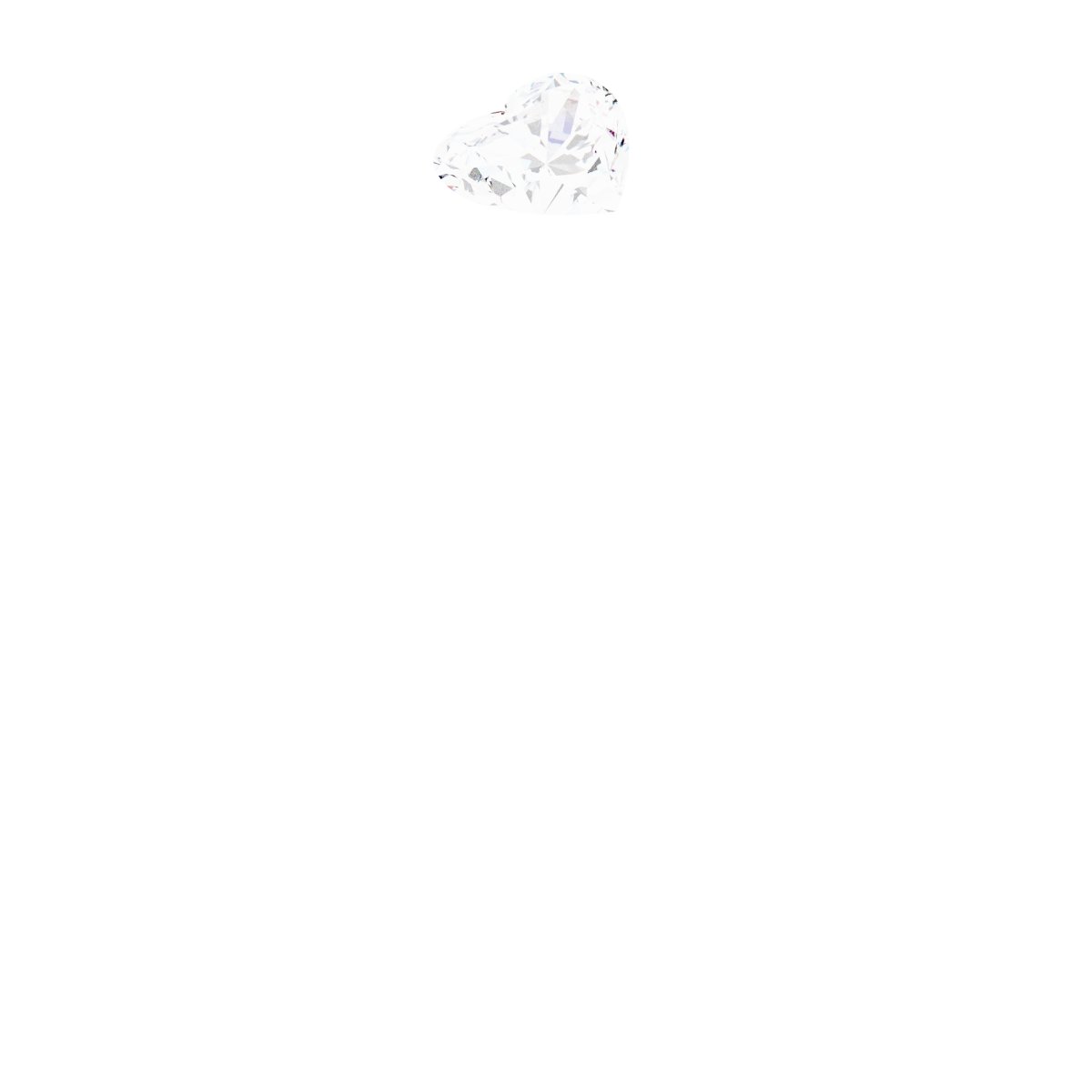 14k White Gold