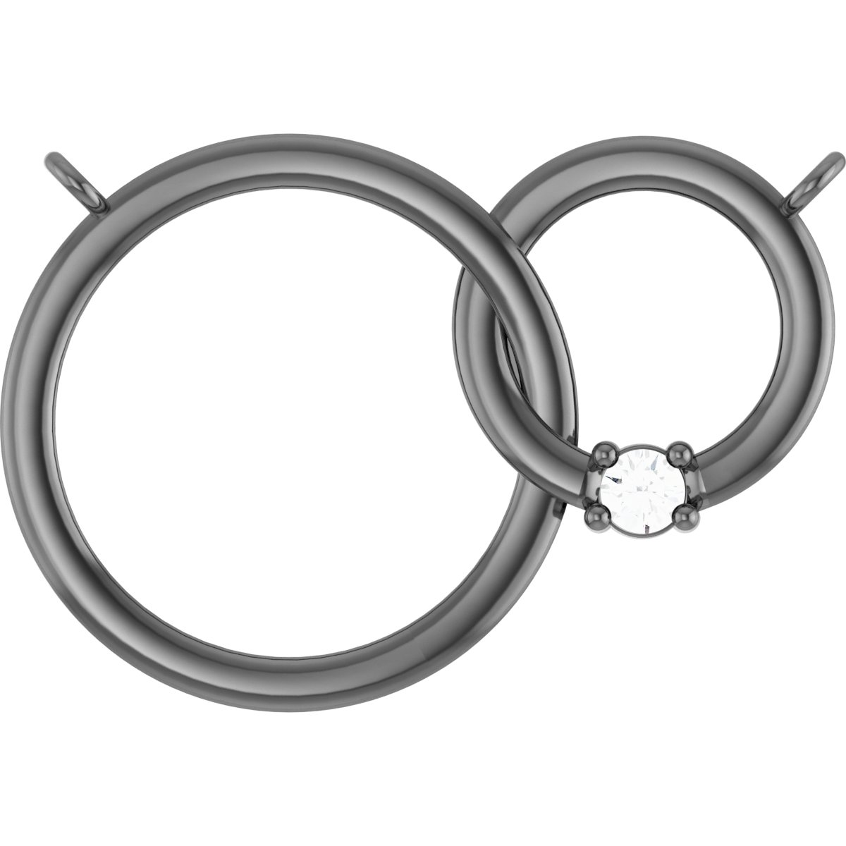 Family Interlocking Circle Necklace or Center
