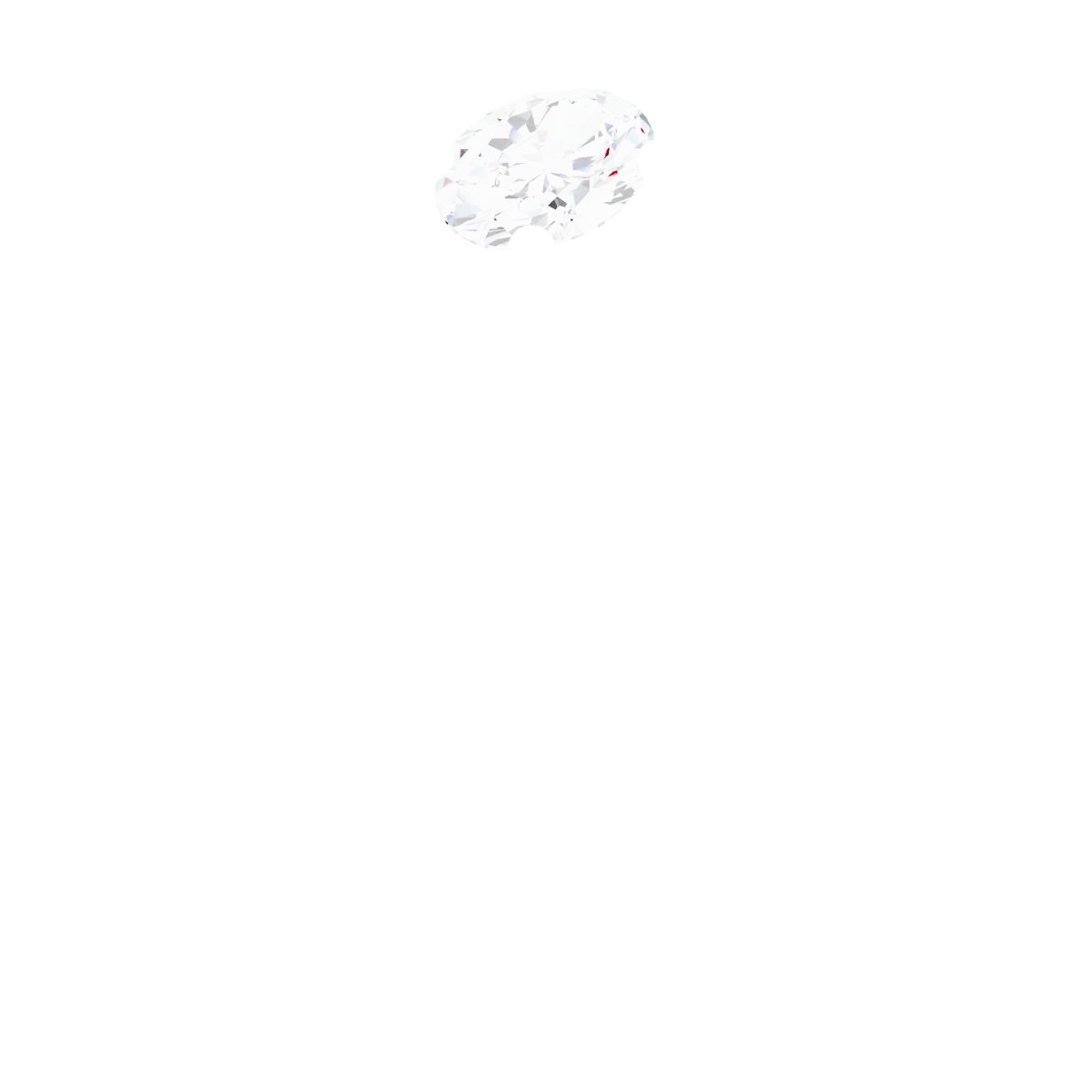 14k White Gold