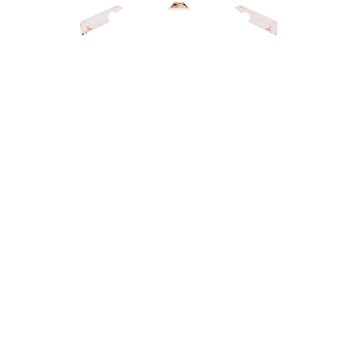Alternative view of 1/5 CTW Natural Diamond Contour Band – 14K Rose Gold