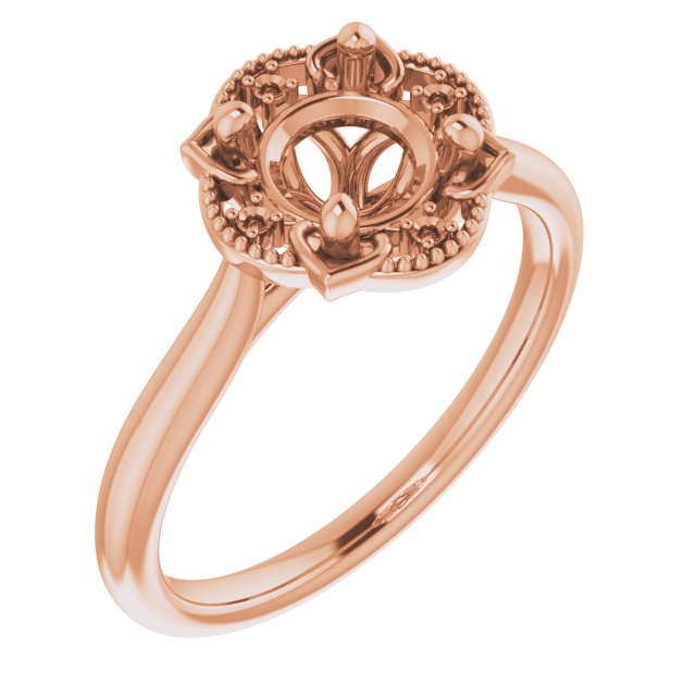 Accented Engagement Ring or Band