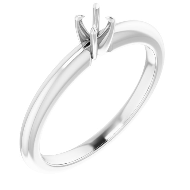 Claw-Prong Solitaire Engagement Ring