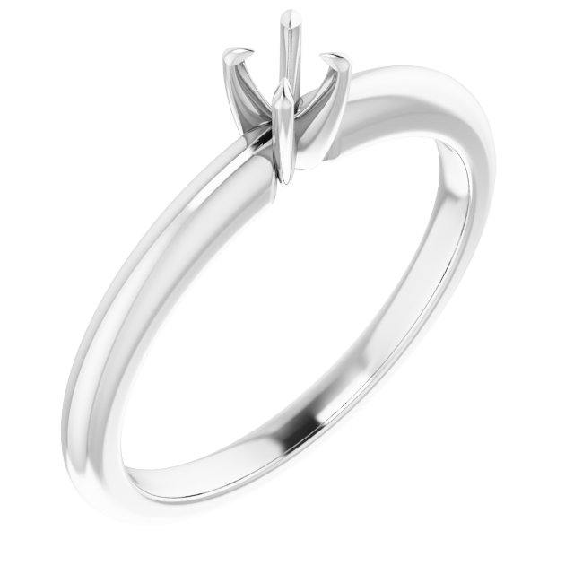 Claw-Prong Solitaire Engagement Ring
