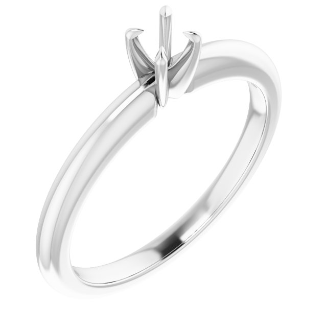 Claw-Prong Solitaire Engagement Ring
