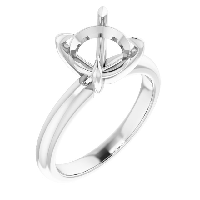 Claw-Prong Solitaire Engagement Ring