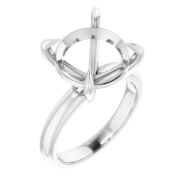 Claw-Prong Solitaire Engagement Ring