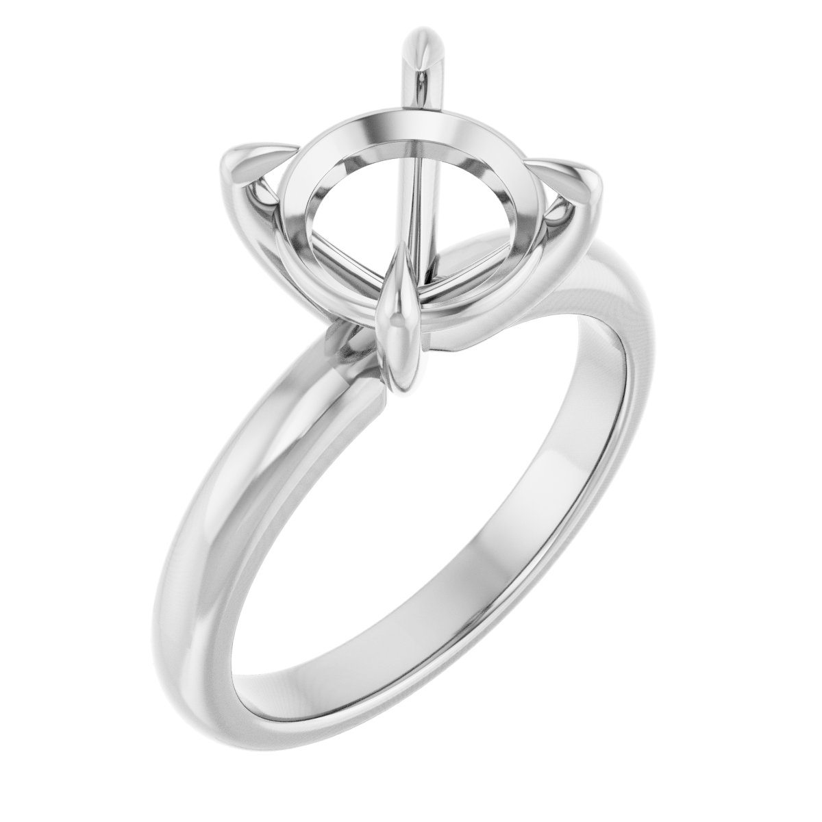 Claw-Prong Solitaire Engagement Ring