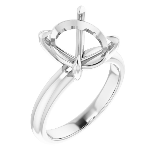 Claw-Prong Solitaire Engagement Ring