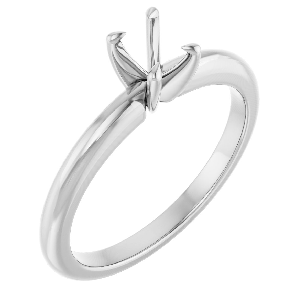 Claw-Prong Solitaire Engagement Ring