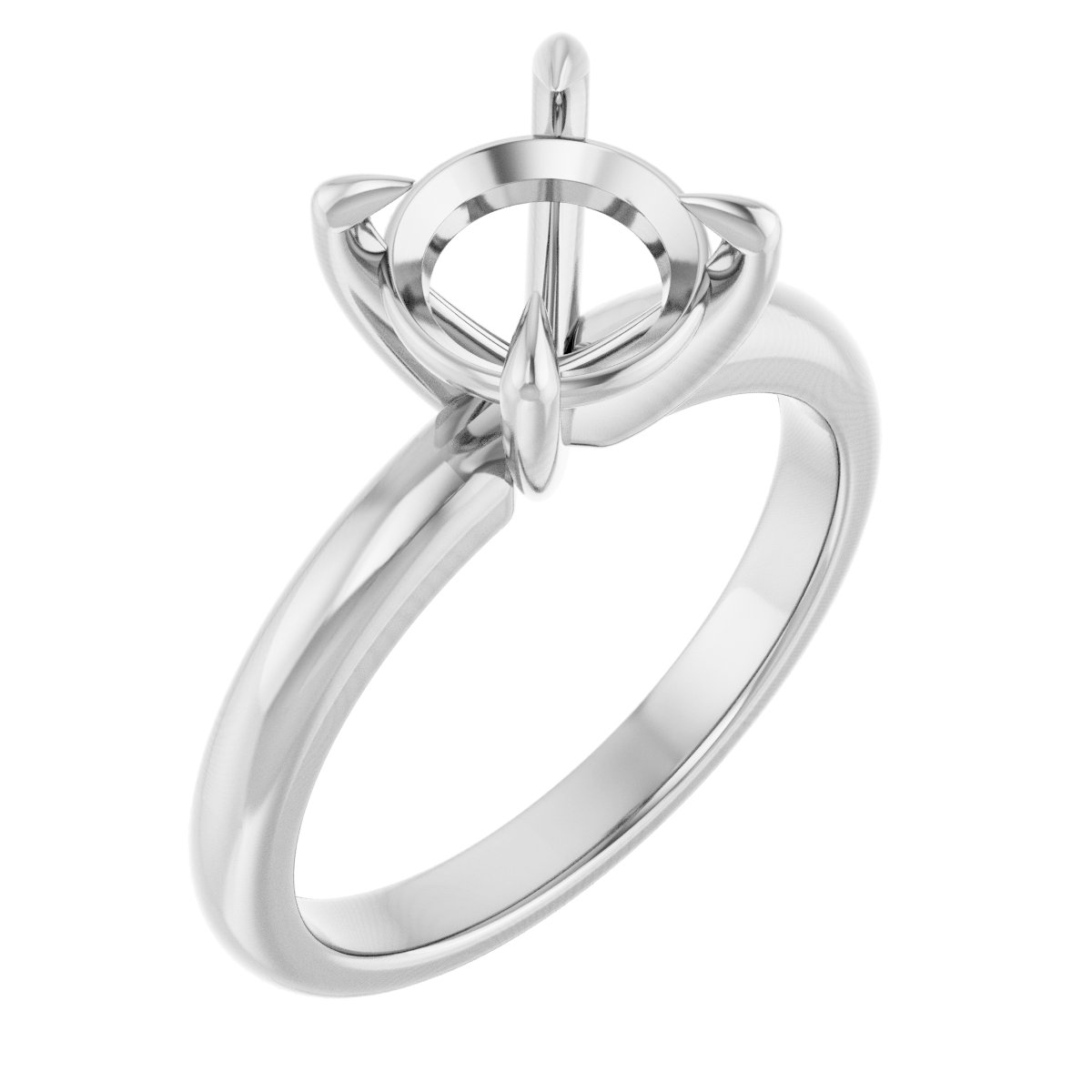 Claw-Prong Solitaire Engagement Ring