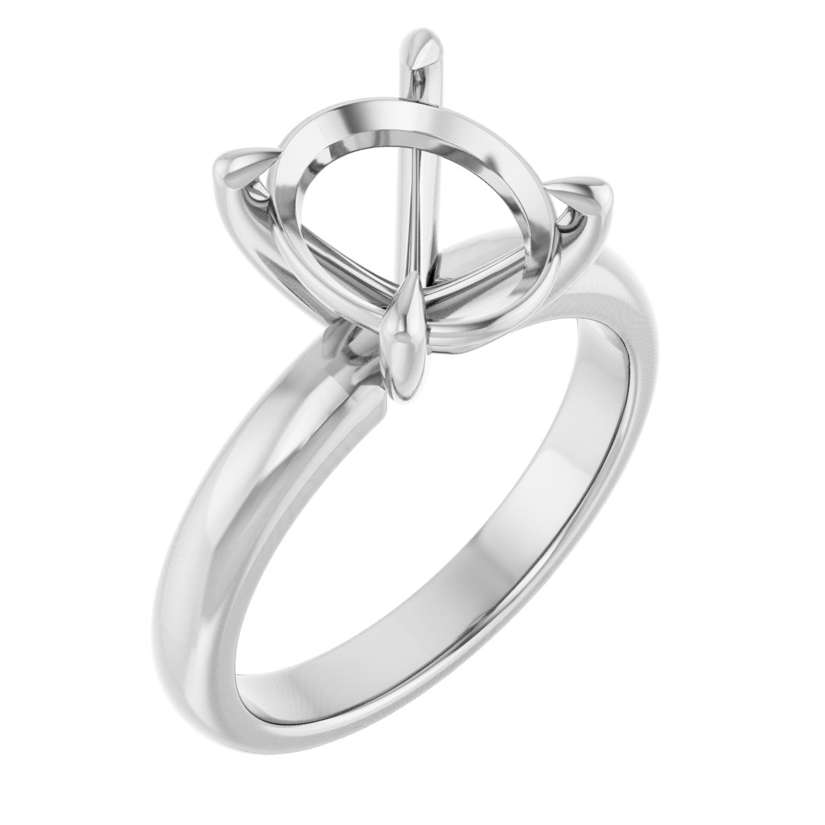 Claw-Prong Solitaire Engagement Ring