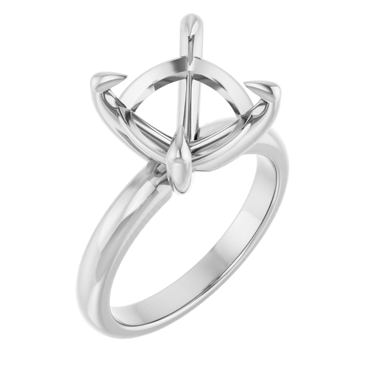 Claw-Prong Solitaire Engagement Ring