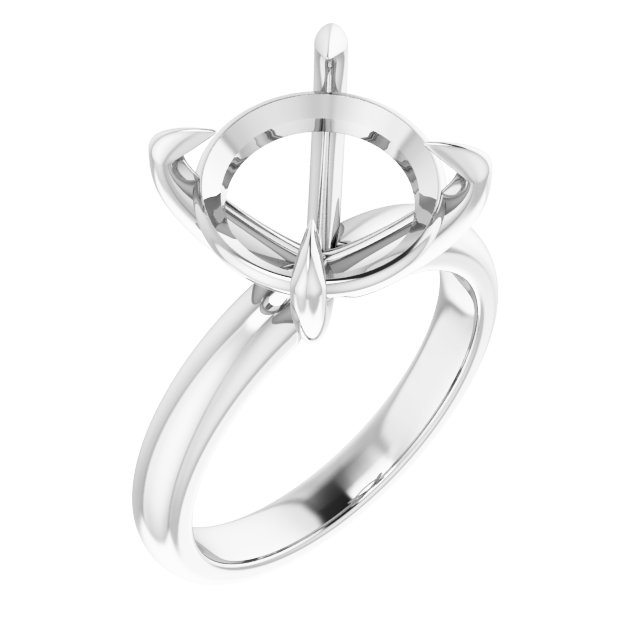 Claw-Prong Solitaire Engagement Ring