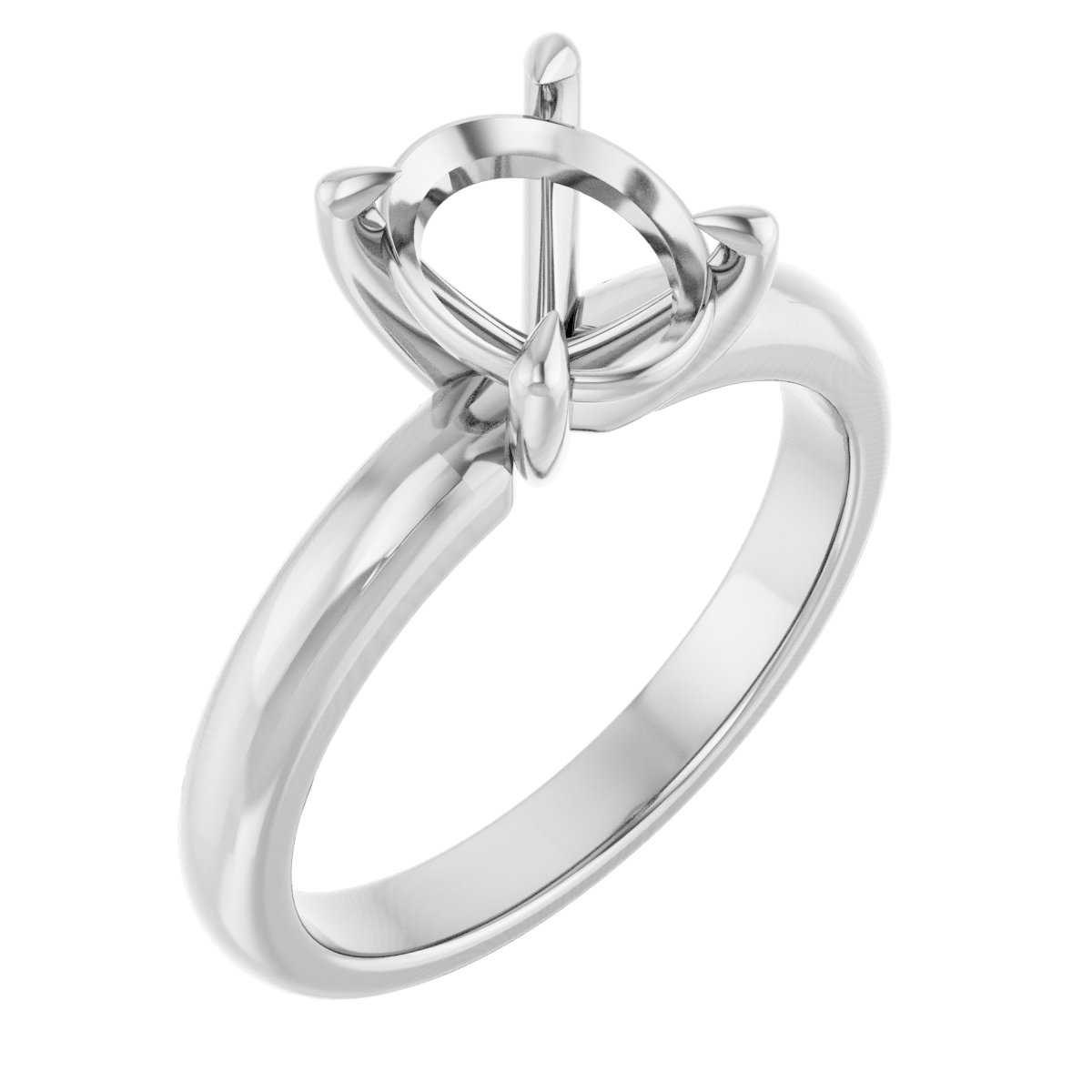 Claw-Prong Solitaire Engagement Ring