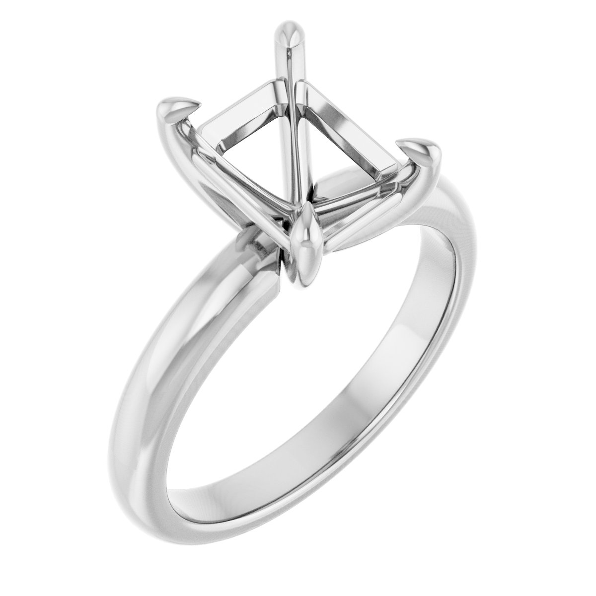 Claw-Prong Solitaire Engagement Ring