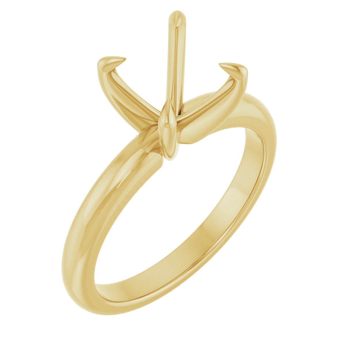 Claw-Prong Solitaire Engagement Ring