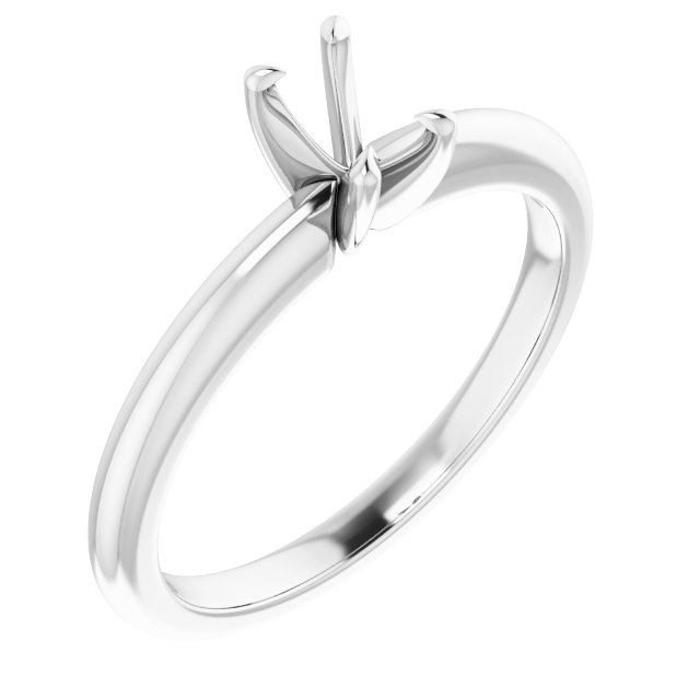 Claw-Prong Solitaire Engagement Ring