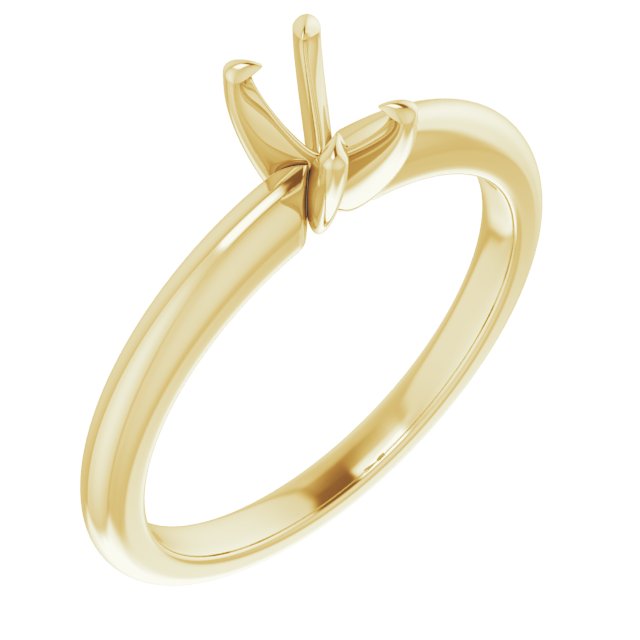 Claw-Prong Solitaire Engagement Ring