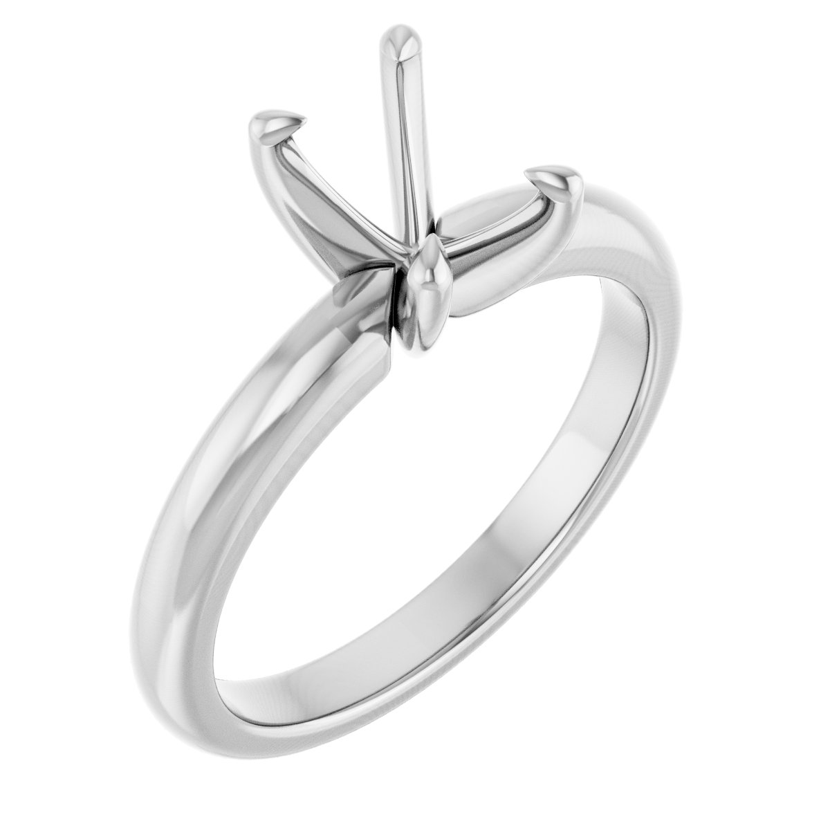 Claw-Prong Solitaire Engagement Ring