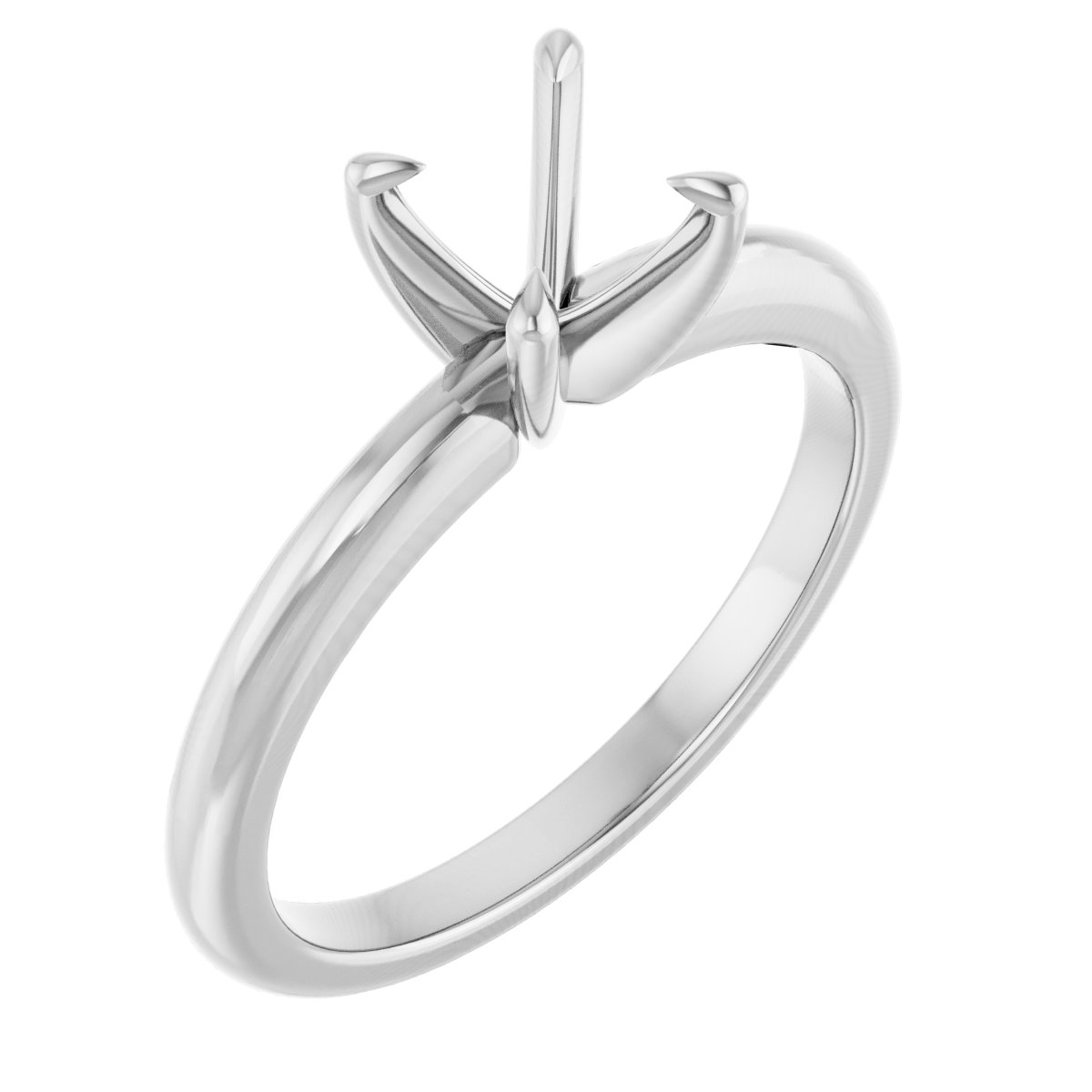 Claw-Prong Solitaire Engagement Ring