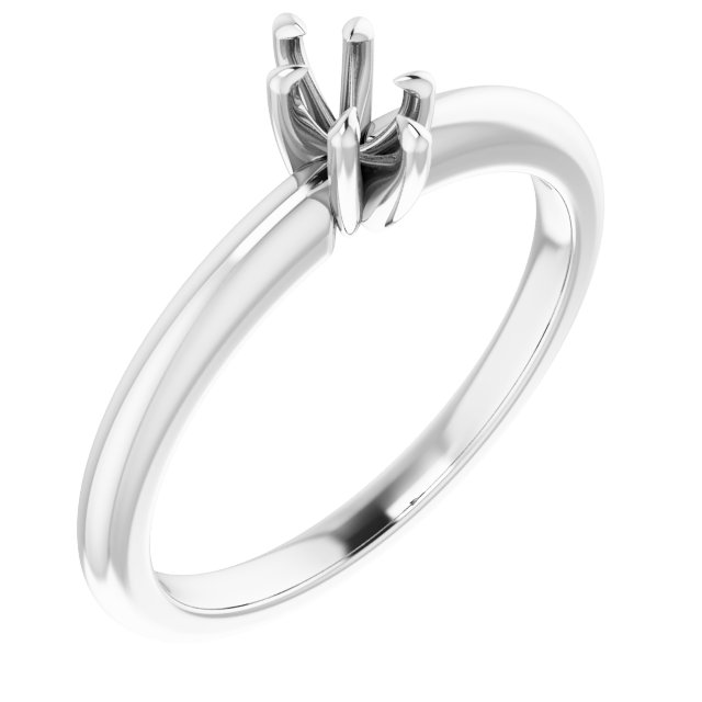 Claw-Prong Solitaire Engagement Ring