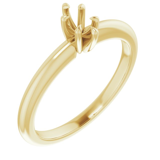 Claw-Prong Solitaire Engagement Ring