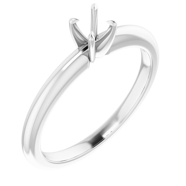 Claw-Prong Solitaire Engagement Ring