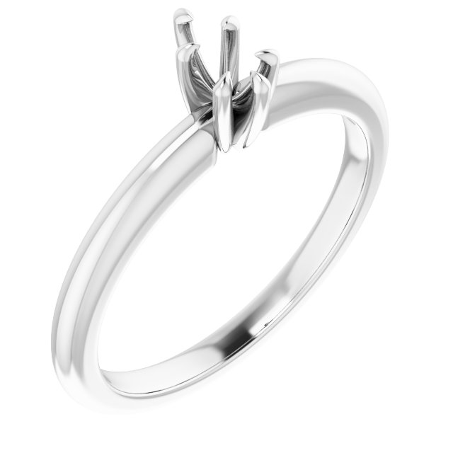 Claw-Prong Solitaire Engagement Ring