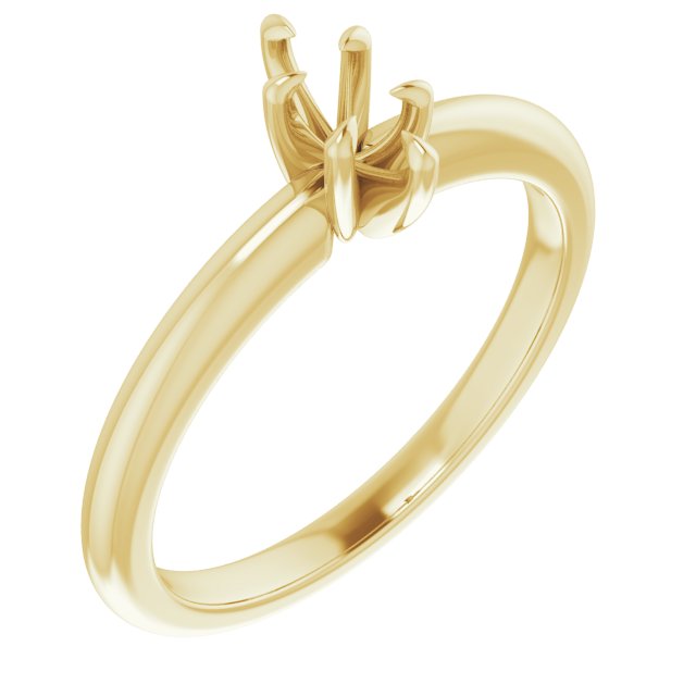 Claw-Prong Solitaire Engagement Ring