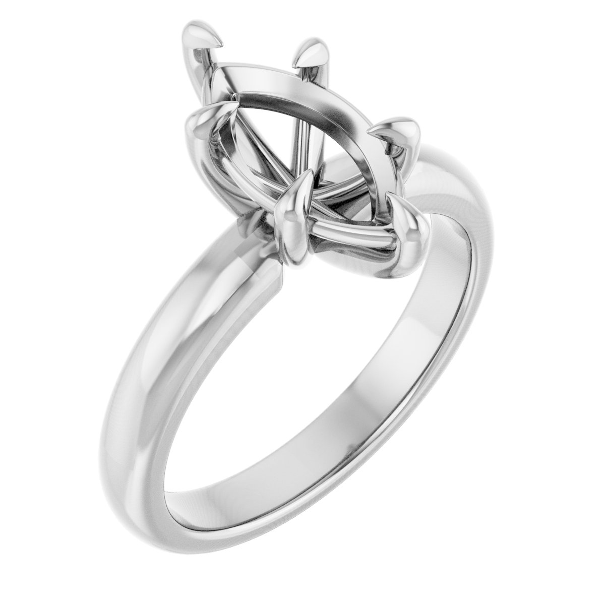 Claw-Prong Solitaire Engagement Ring