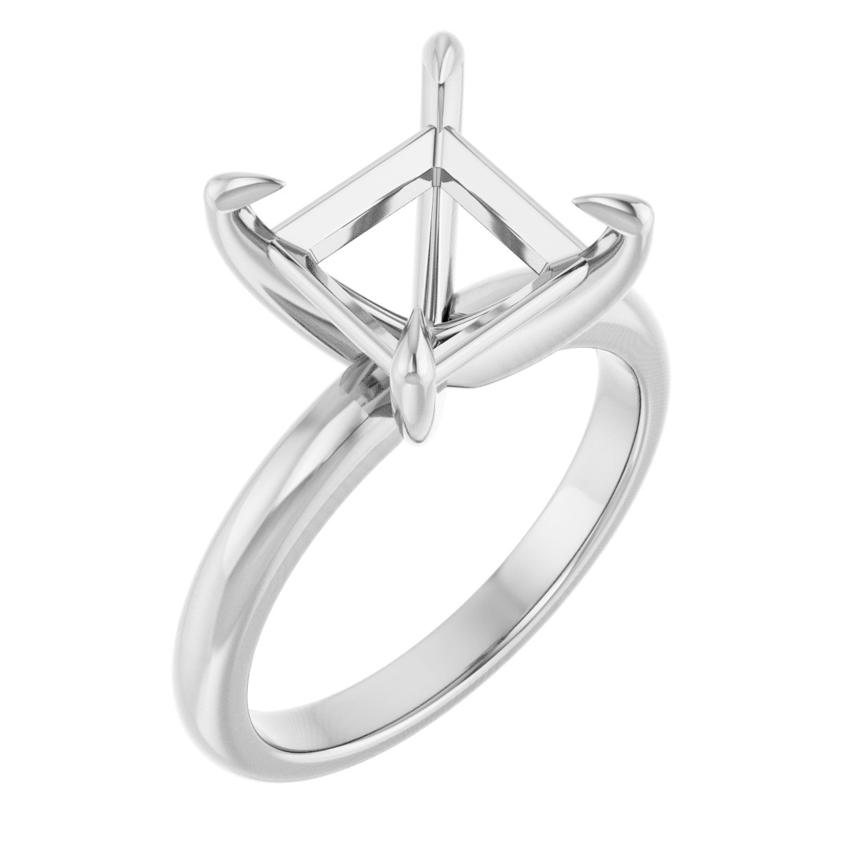 Claw-Prong Solitaire Engagement Ring