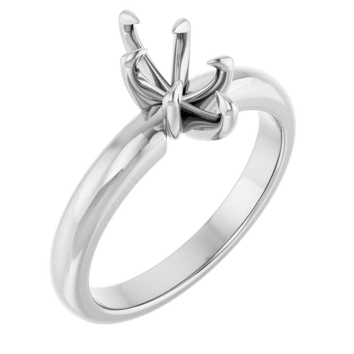 Claw-Prong Solitaire Engagement Ring