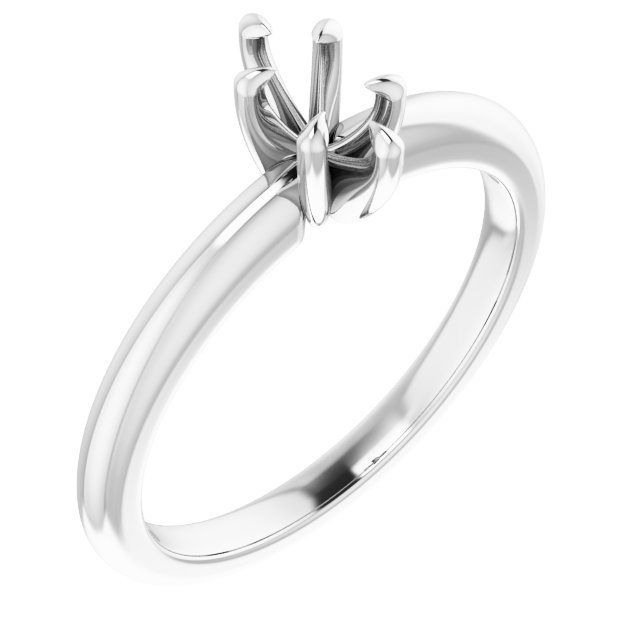 Claw-Prong Solitaire Engagement Ring