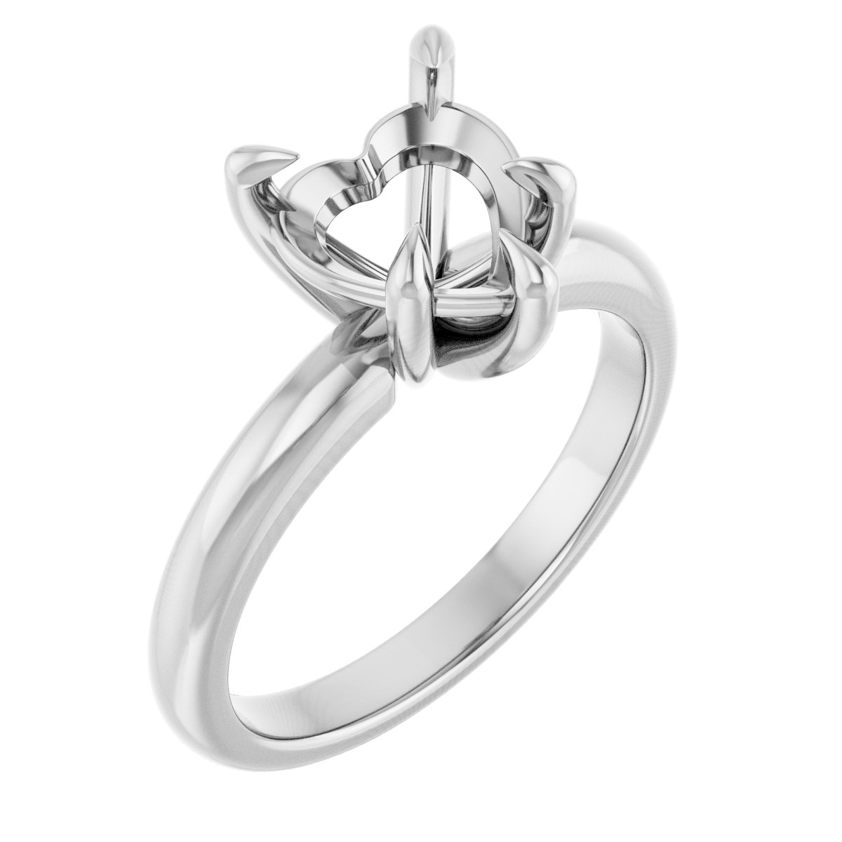 Claw-Prong Solitaire Engagement Ring