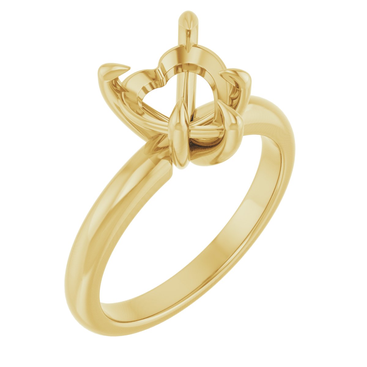 Claw-Prong Solitaire Engagement Ring