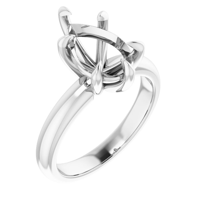 Claw-Prong Solitaire Engagement Ring