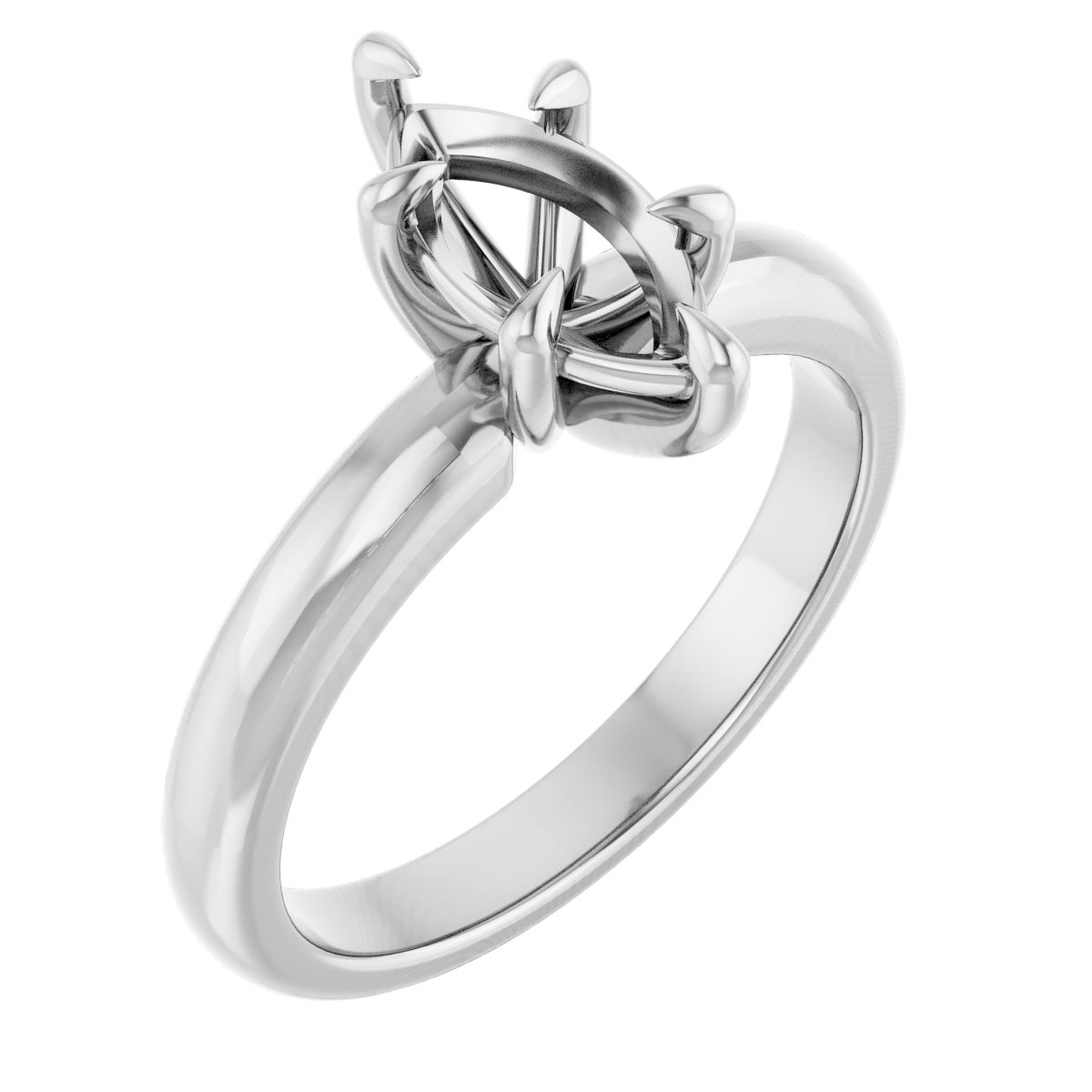 Claw-Prong Solitaire Engagement Ring