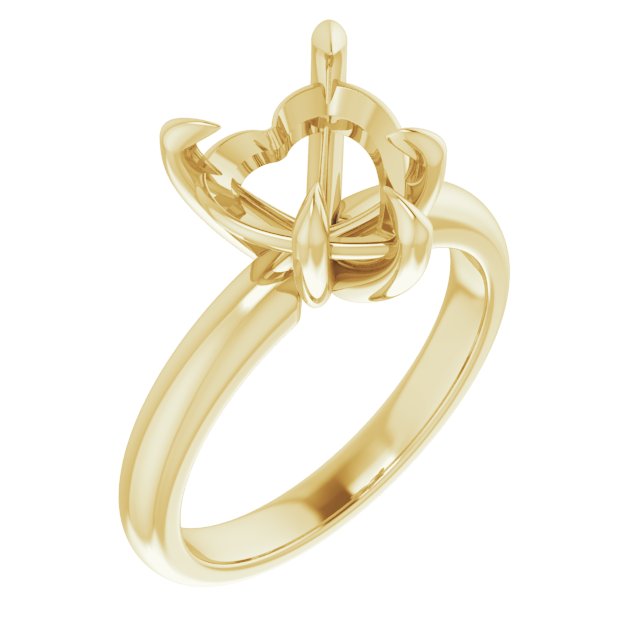Claw-Prong Solitaire Engagement Ring