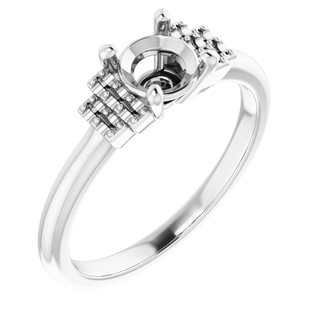 Accented Engagement Ring