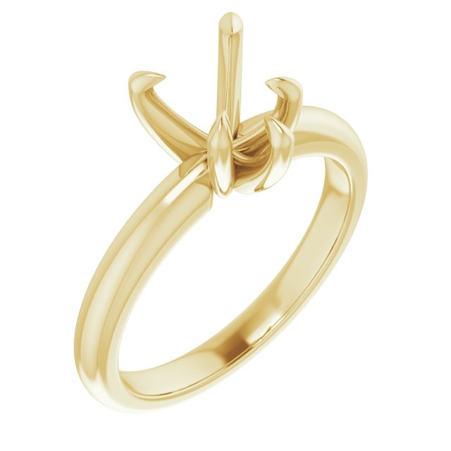Claw-Prong Solitaire Engagement Ring