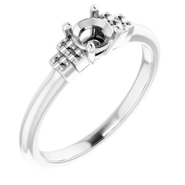 Accented Engagement Ring