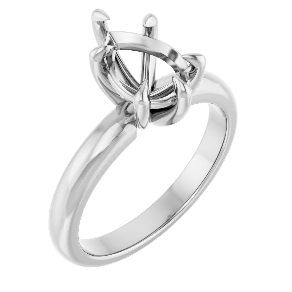 Claw-Prong Solitaire Engagement Ring