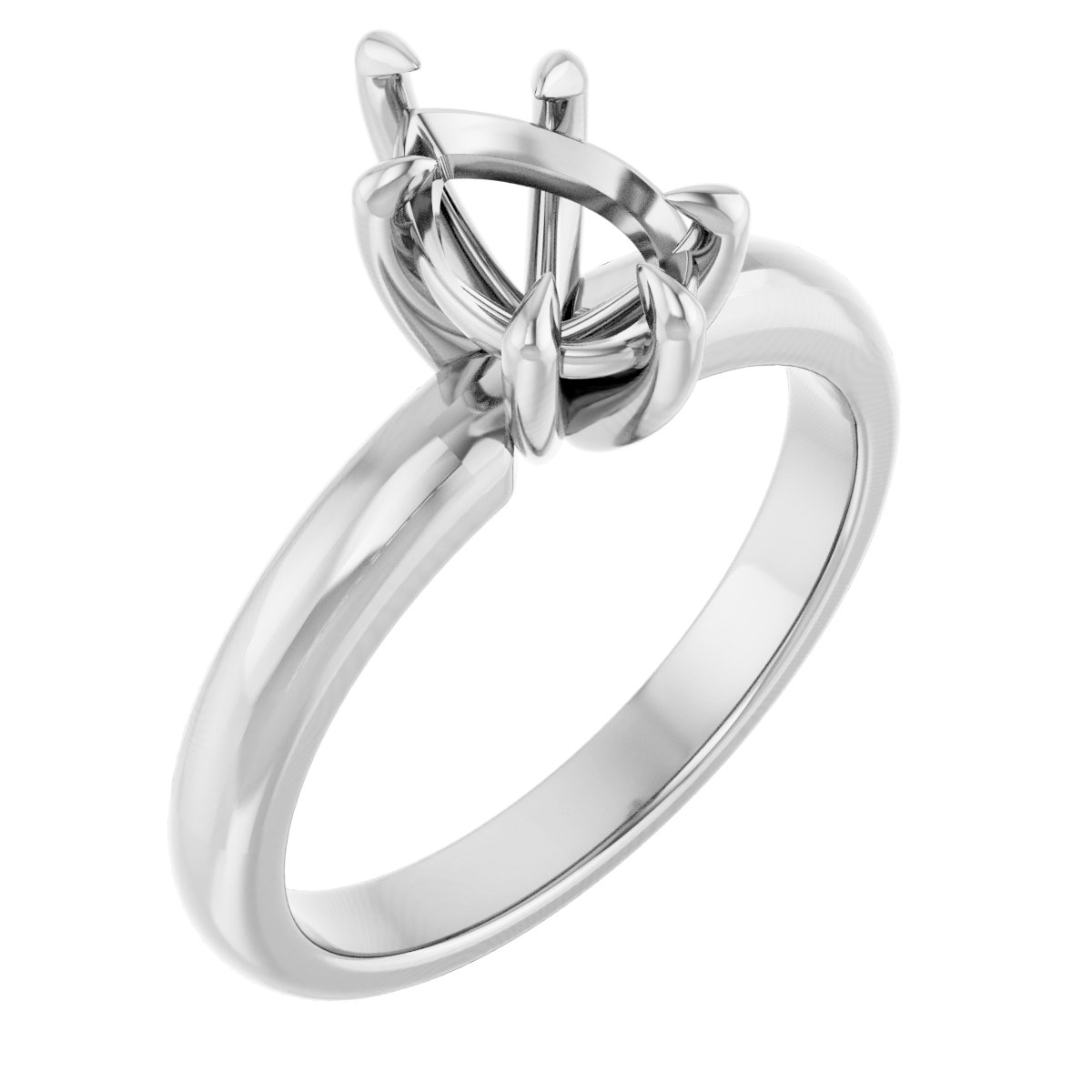 Claw-Prong Solitaire Engagement Ring