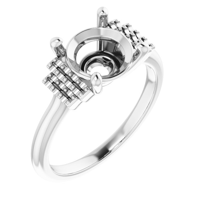Accented Engagement Ring