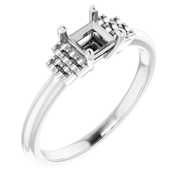 Accented Engagement Ring