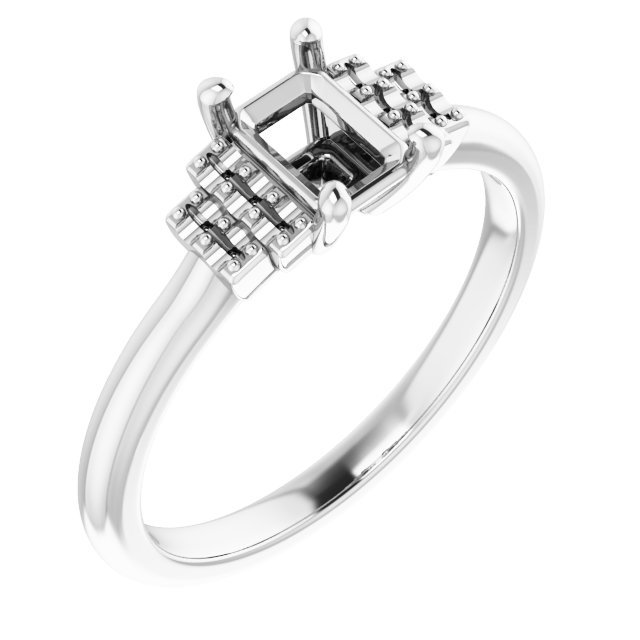 Accented Engagement Ring