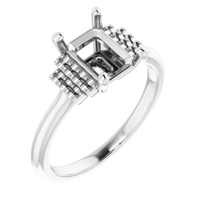 Accented Engagement Ring