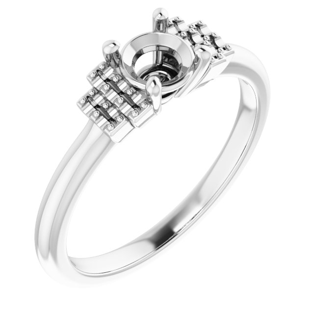 Accented Engagement Ring