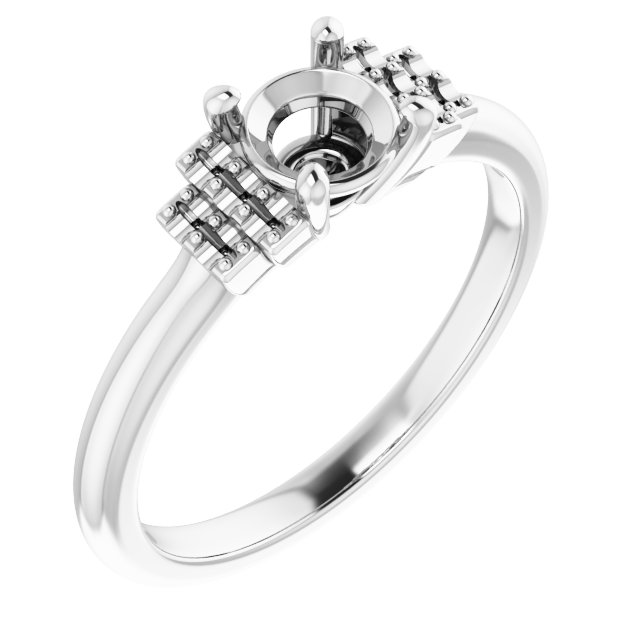 Accented Engagement Ring