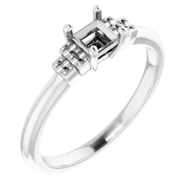 Accented Engagement Ring